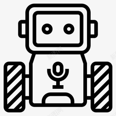 机器人人工智能小工具图标