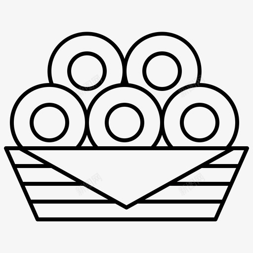 洋葱圈快餐食品svg_新图网 https://ixintu.com 洋葱 快餐 食品 菜单 餐厅