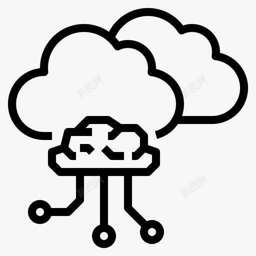 云计算数据共享svg_新图网 https://ixintu.com 云计算 数据 共享 存储 大脑 概念 大纲