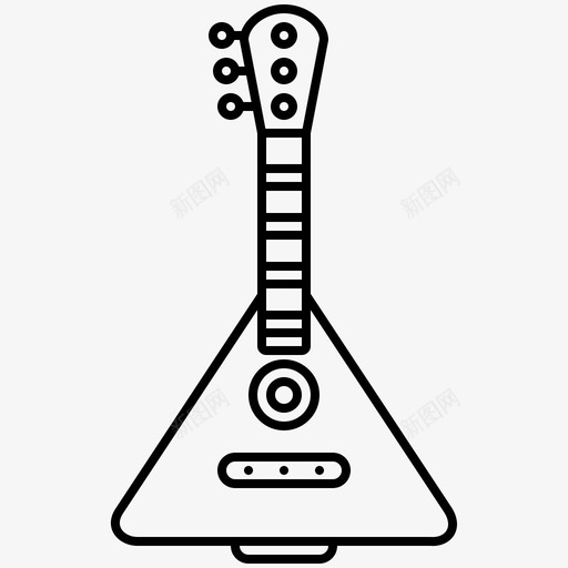 巴拉莱卡古典民谣svg_新图网 https://ixintu.com 巴拉 莱卡 古典 民谣 吉他 传统 乐器