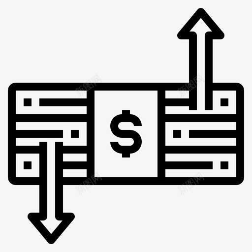 交换货币金融svg_新图网 https://ixintu.com 货币 交换 金融 流动 大纲