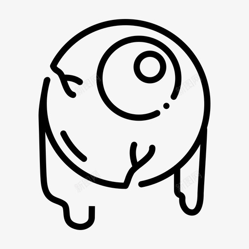 眼球派对恐怖svg_新图网 https://ixintu.com 眼球 派对 恐怖 零食 万圣节 死亡 时间