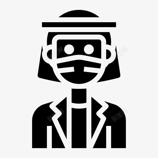 头像男人面具svg_新图网 https://ixintu.com 头像 像男人 面具 胡子 面罩