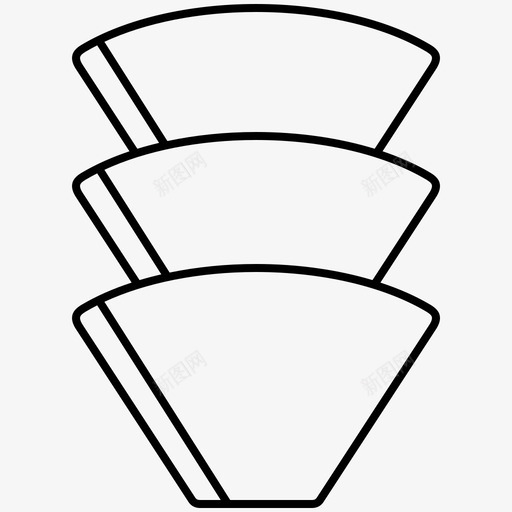 咖啡过滤器冲泡滴水svg_新图网 https://ixintu.com 咖啡 过滤器 冲泡 滴水 浓缩 咖啡店 生产线
