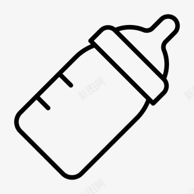 儿童保健奶瓶儿童图标