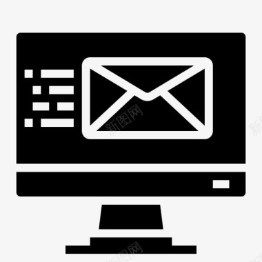 电子邮件商务计算机图标