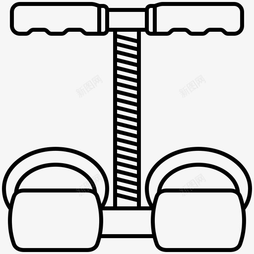 健身器材腹部锻炼器svg_新图网 https://ixintu.com 健身器材 腹部 锻炼 弹簧 张力 健身