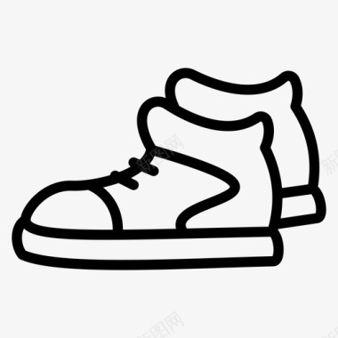 篮球鞋靴子鞋图标