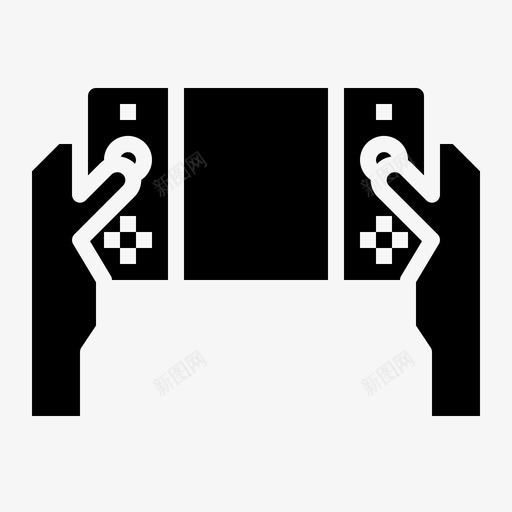 游戏机游戏板游戏svg_新图网 https://ixintu.com 游戏 游戏机 视频 控制器
