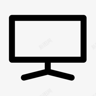 智能电视led电视图标