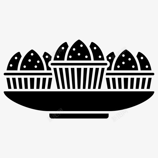 纸杯蛋糕甜点节日svg_新图网 https://ixintu.com 纸杯 蛋糕 甜点 节日 食物 清蒸 中国 新年 铭文