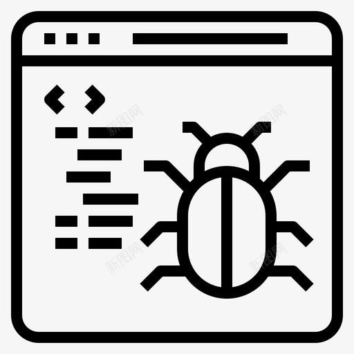 错误编码计算机svg_新图网 https://ixintu.com 错误 编程 编码 计算机 大纲