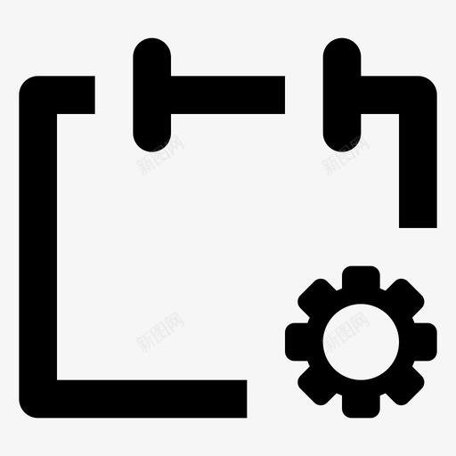 配置历书日历svg_新图网 https://ixintu.com 配置 历书 日历 日程表 设置