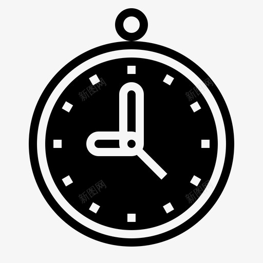 时钟圆钟时间svg_新图网 https://ixintu.com 时钟 圆钟 时间 挂钟 手表 家用 设备