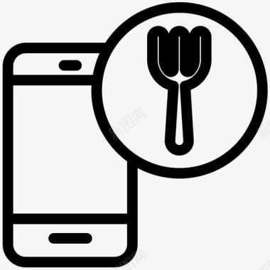 手机烹饪食物图标