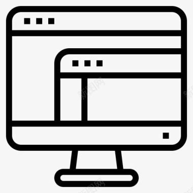 浏览器计算机显示器图标