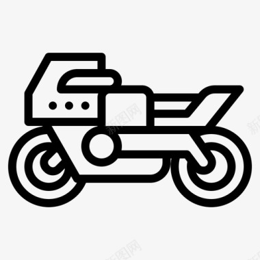 摩托车运动活动比赛图标