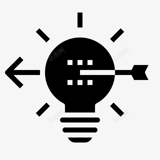 创意创造灯光svg_新图网 https://ixintu.com 创意 创造 灯光 灯泡 商业 概念