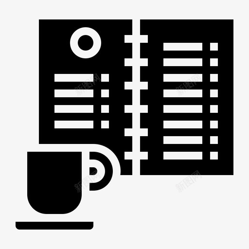 菜单咖啡杯子svg_新图网 https://ixintu.com 菜单 咖啡 咖啡杯 杯子 食物 咖啡店 固体