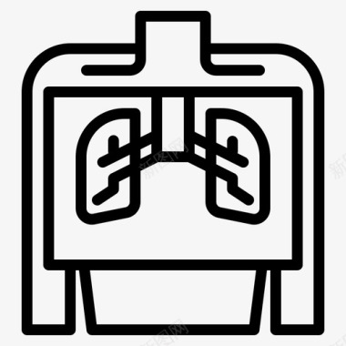 肺身体检查图标