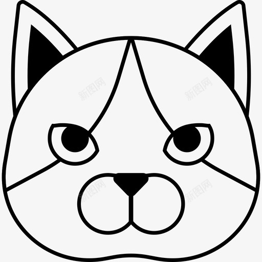 雪鞋品种猫svg_新图网 https://ixintu.com 品种 雪鞋 宠物 纯种 野生 猫咪