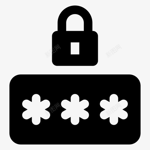密码加密锁svg_新图网 https://ixintu.com 密码 加密 安全 网络安全