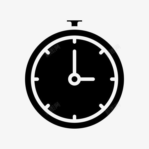 计时器手计时器秒表svg_新图网 https://ixintu.com 计时器 秒表 时间 速度 社交 媒体 符号
