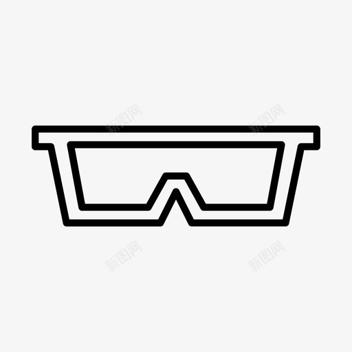 安全护目镜设备玻璃svg_新图网 https://ixintu.com 安全 护目镜 工具 设备 玻璃 玻璃工 工作 图标