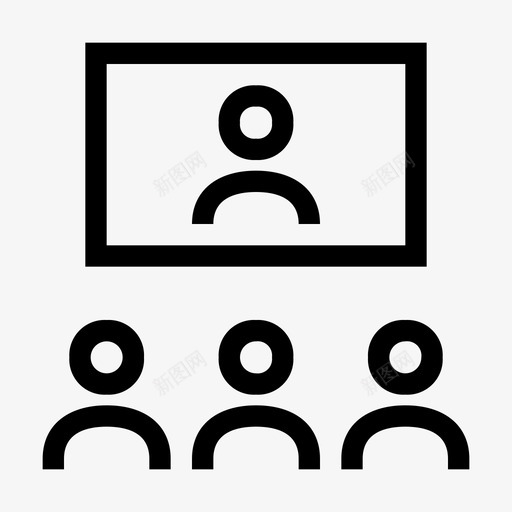 在线教育课堂会议svg_新图网 https://ixintu.com 在线教育 课堂 会议 学习 学生 教育 在线学习