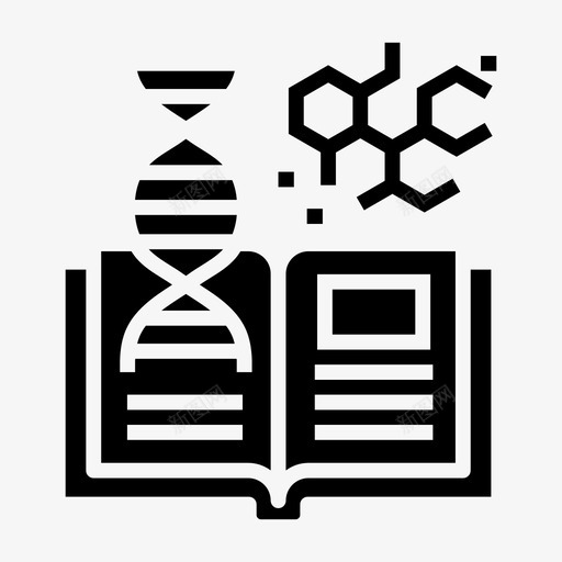 科学书遗传学手册svg_新图网 https://ixintu.com 科学 遗传学 手册 医学 研究 实验