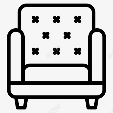 房子家具生活方式图标