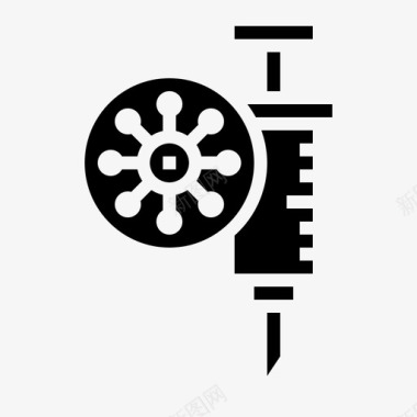 疫苗冠状病毒冠状病毒19型图标