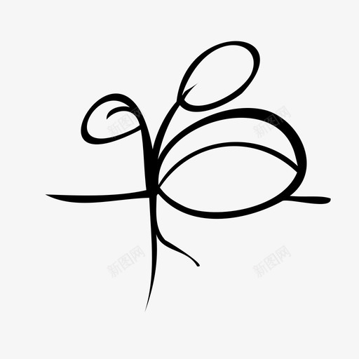 萌芽种子豆子涂鸦svg_新图网 https://ixintu.com 萌芽 种子 涂鸦 豆子 手绘 自然