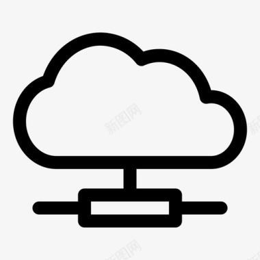 云系统云计算连接图标