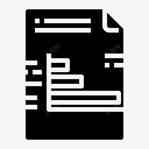 文件条形图图表svg_新图网 https://ixintu.com 文件 条形图 图表 文档 实体