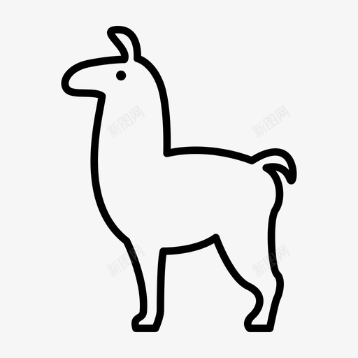 骆驼羊驼动物svg_新图网 https://ixintu.com 动物 骆驼 羊驼 秘鲁 羊毛 套装