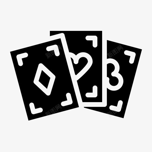 扑克纸牌游戏svg_新图网 https://ixintu.com 聚会 扑克 纸牌游戏 生日