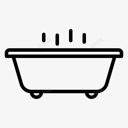 浴缸热水器研钵和杵svg_新图网 https://ixintu.com 浴缸 热水器 研钵 美容