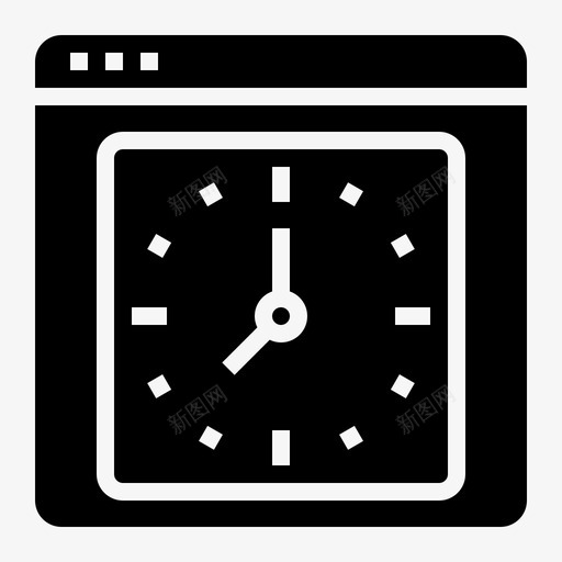 上班时间浏览器时钟svg_新图网 https://ixintu.com 上班 时间 时间上 浏览器 时钟 管理 商业 理念 扎实