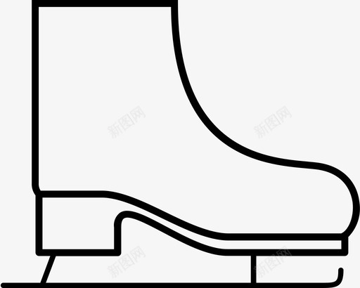 溜冰鞋靴子鞋子svg_新图网 https://ixintu.com 溜冰鞋 靴子 鞋子 运动 冬天 庆祝 圣诞节