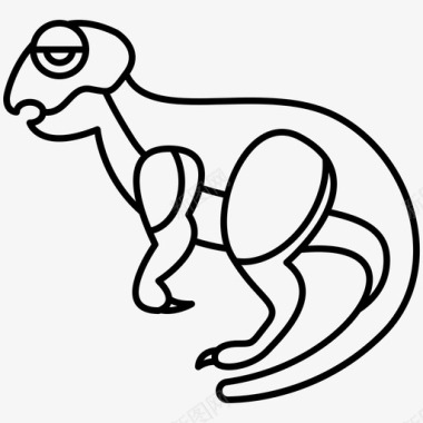 恐龙角龙类白垩纪图标