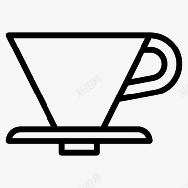 滴头咖啡咖啡过滤器图标