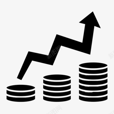 货币投资商业金融图标