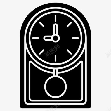 时钟装饰时间图标