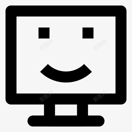 微微一笑电脑表情符号svg_新图网 https://ixintu.com 表情 符号 微微 一笑 电脑 笑脸