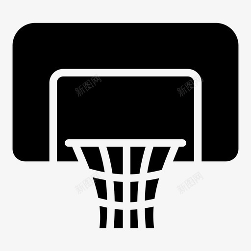 篮球圈网环svg_新图网 https://ixintu.com 篮球 圈网环 运动 符号