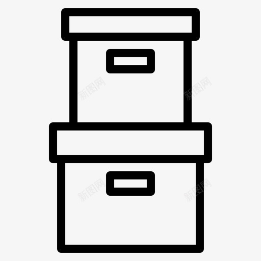 包装盒子纸板svg_新图网 https://ixintu.com 包装 包装盒 盒子 纸板 送货 学校 文具 概述