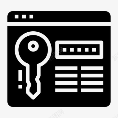 密码浏览器密钥图标