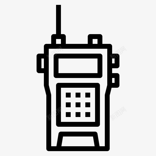 对讲机通讯频率svg_新图网 https://ixintu.com 对讲机 通讯 频率 技术 复古 设备 概述