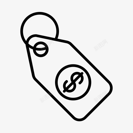价格标签业务财务svg_新图网 https://ixintu.com 价格 标签 财务 业务 资金 图标